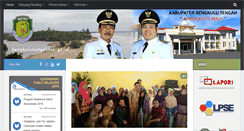 Desktop Screenshot of bengkulutengahkab.go.id