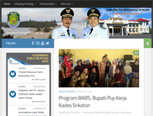 Tablet Screenshot of bengkulutengahkab.go.id